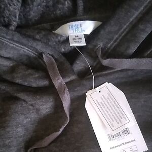 Time and Tru Charcoal Hoodie